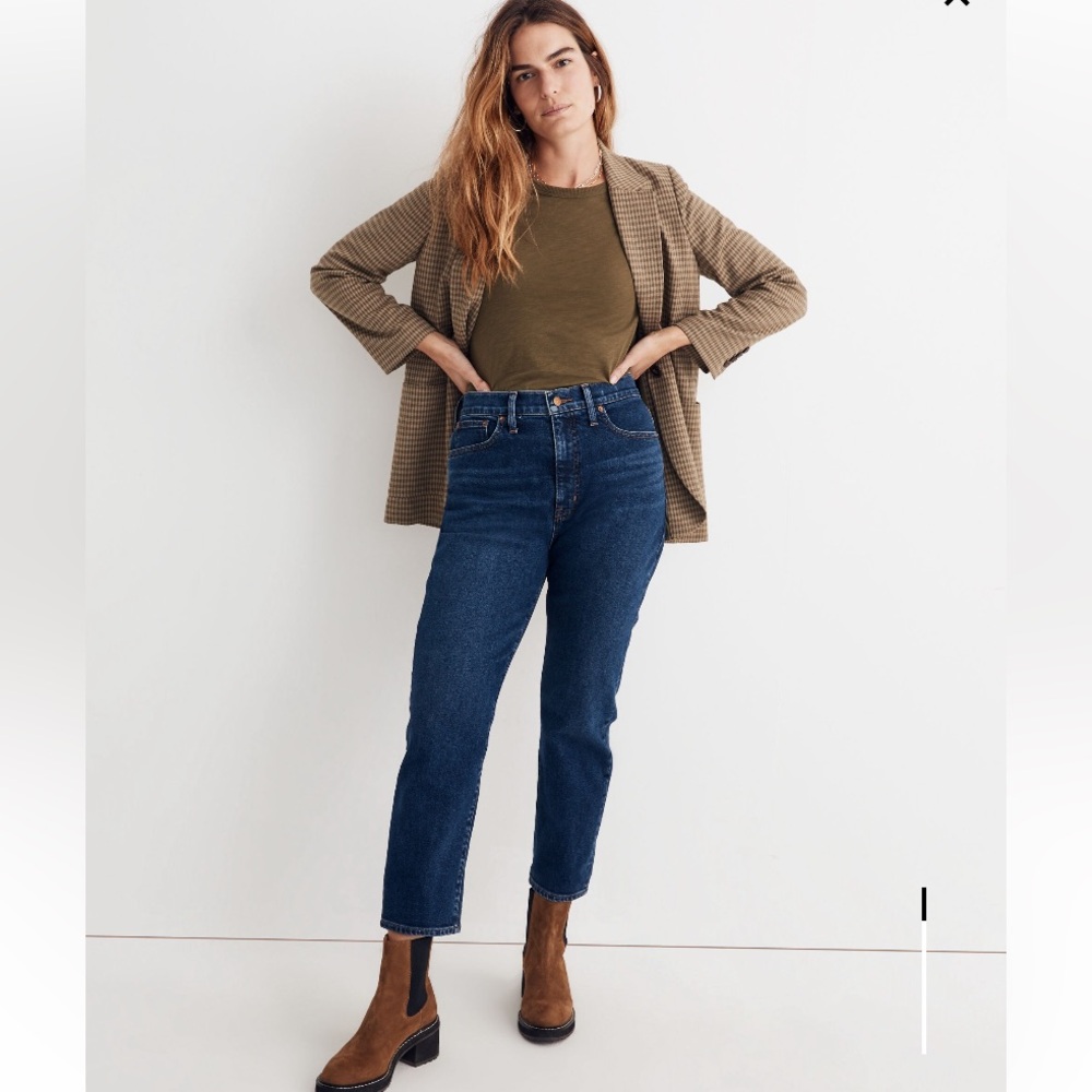 Madewell Mom Jean in Hoover Wash